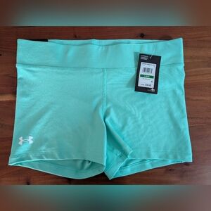 Under Armour Mid Rise Shorty Compression Shorts Size Large New With Tags